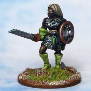 Shield Maiden in chainmail