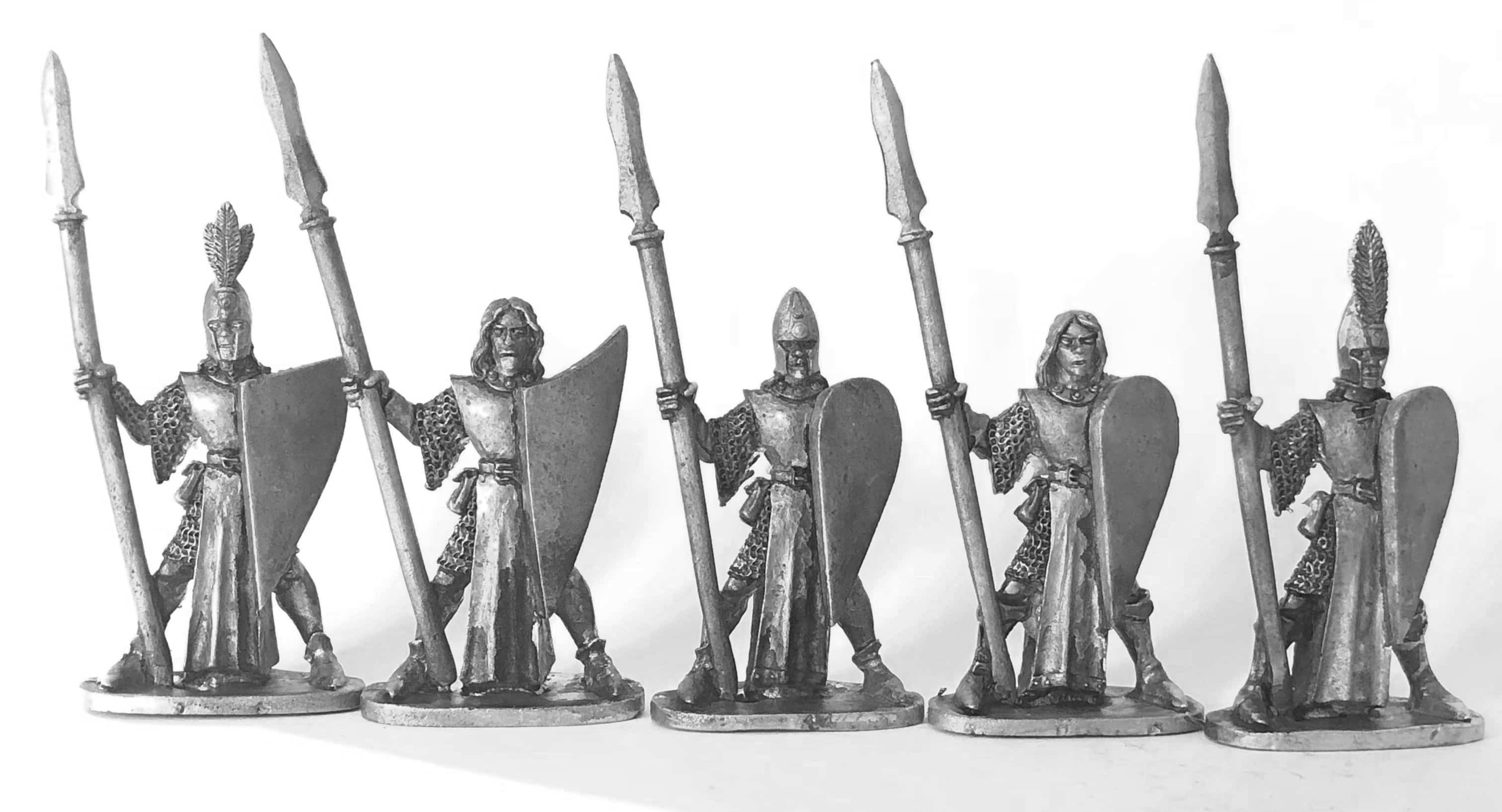 Warriors With Spear x5