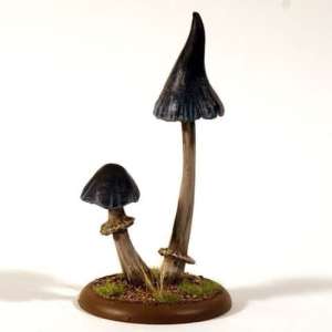 Gigantic Goblin Mushrooms and Toadstools Long Stems x2