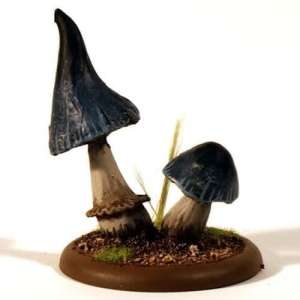 Gigantic Goblin Mushrooms and Toadstools Short Stems x2