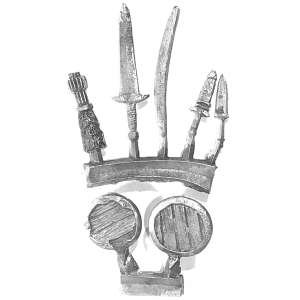 Hand Weapons, Bow and Shields