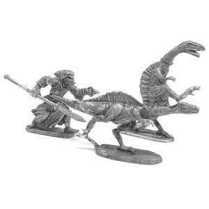 Spinosaurs (x2) and Handler