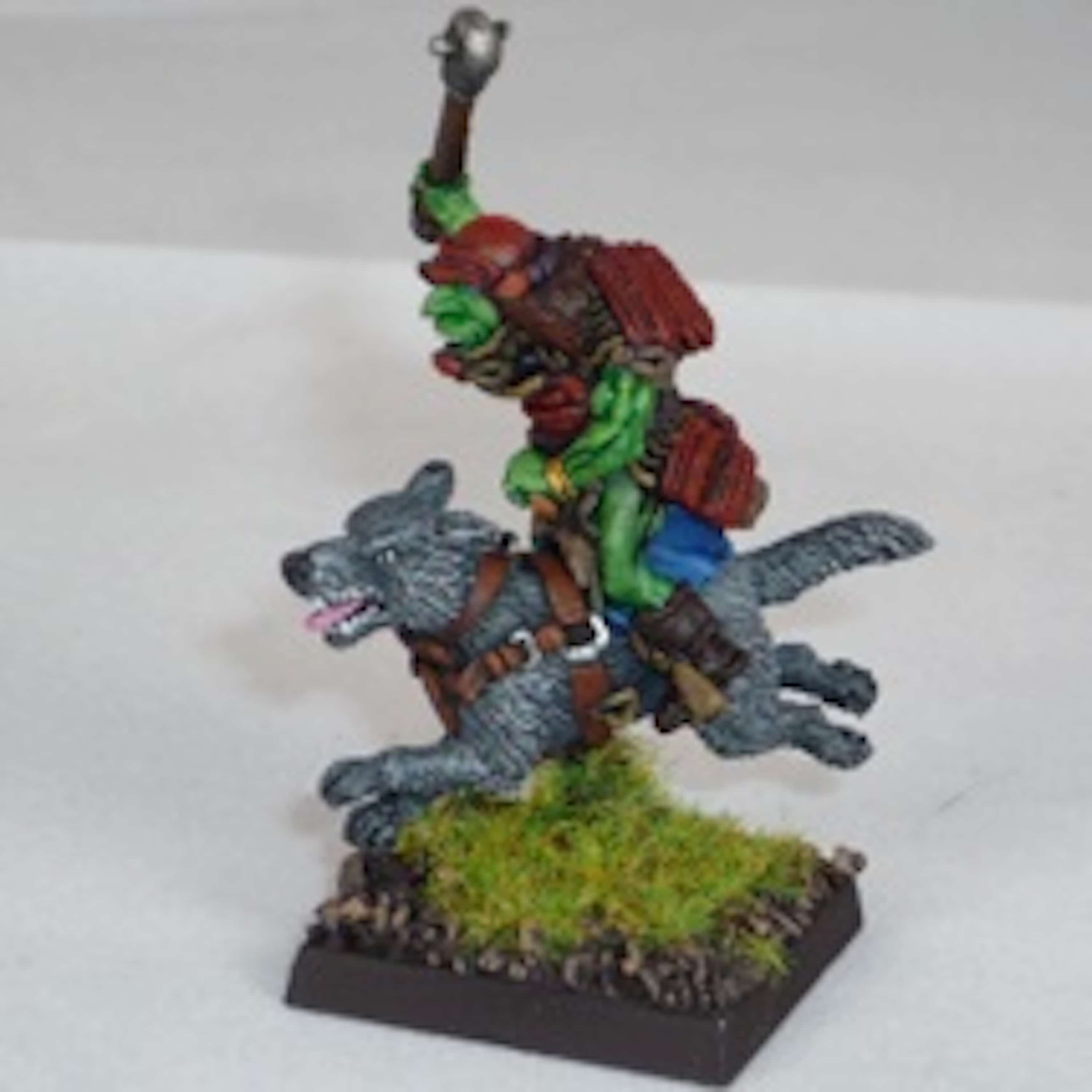Samurai Goblin Wolfrider w/ Mace