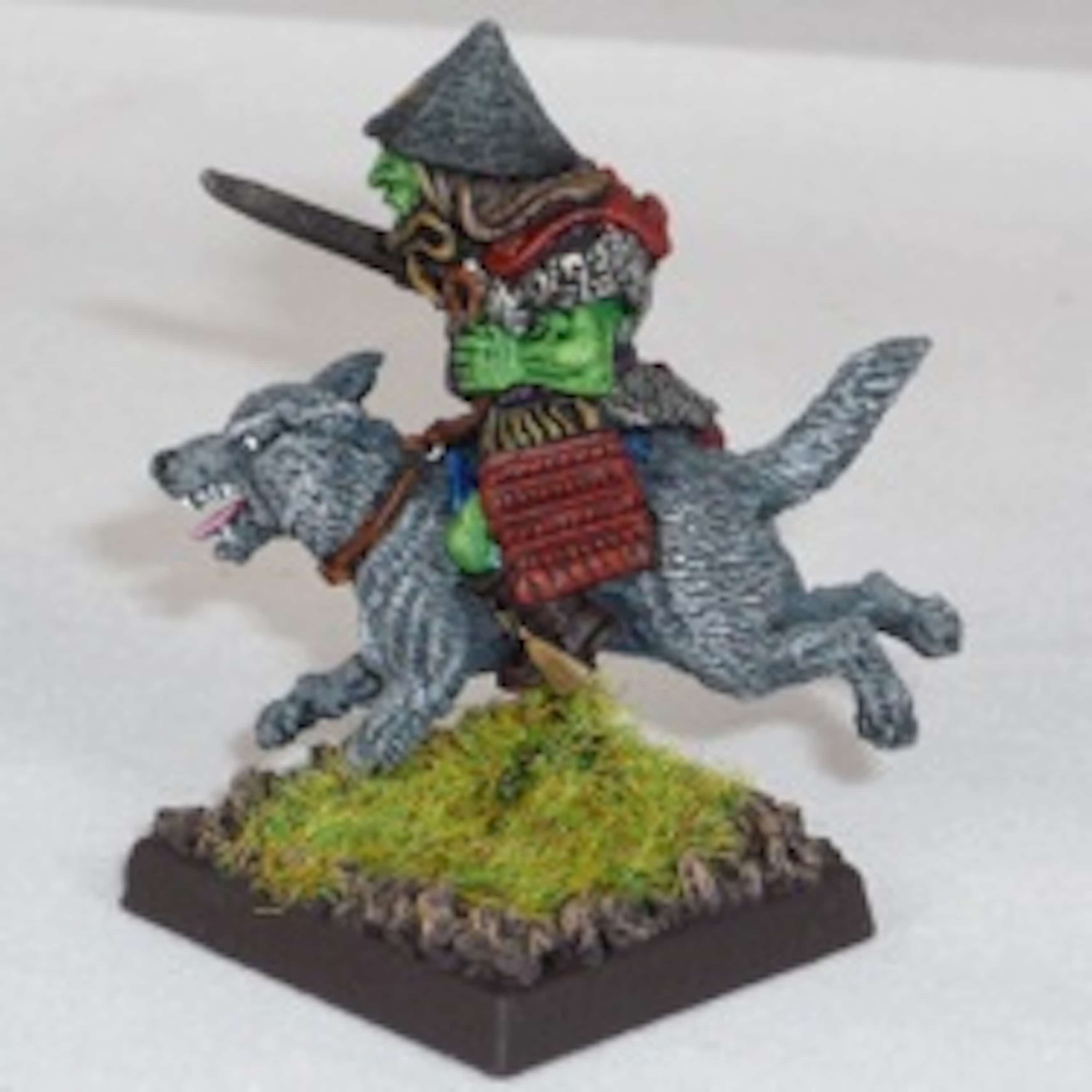 Samurai Goblin Wolfrider w/ Katana & Mail
