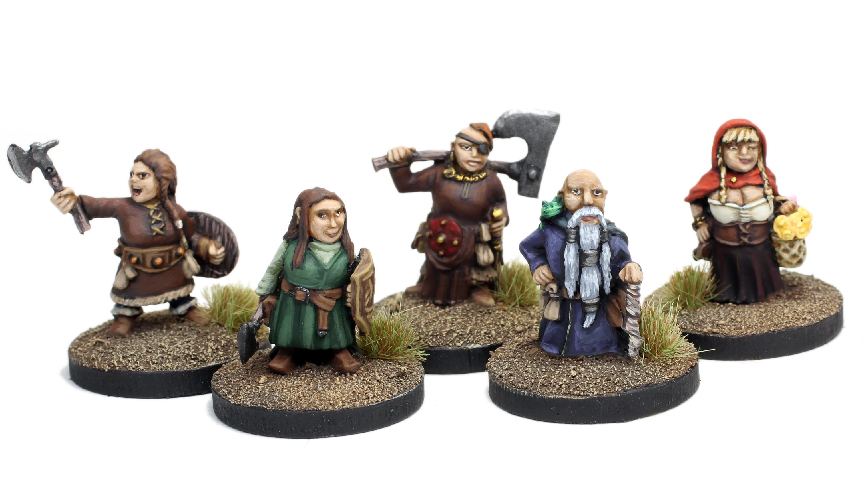 Dwarven Wizard and His Band x5
