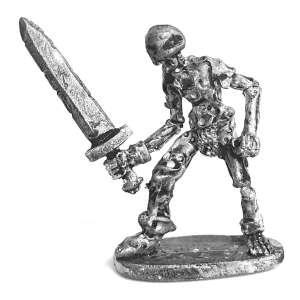Skeleton Standing with Sword